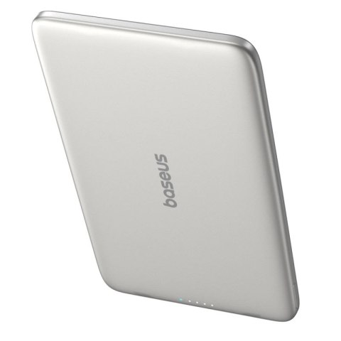 Powerbank Baseus PicoGo AM41 Ultra-Slim 5000mAh 20W kompatybilny z MagSafe z kablem Bases Simple USB-C 60W 30cm - tytanowy Baseus
