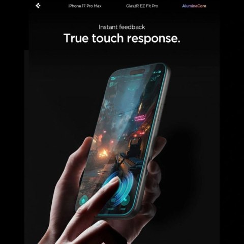 Szkło hartowane Spigen Glas.TR EZ Fit Pro na iPhone 16 Pro Max / 17 Pro Max Spigen