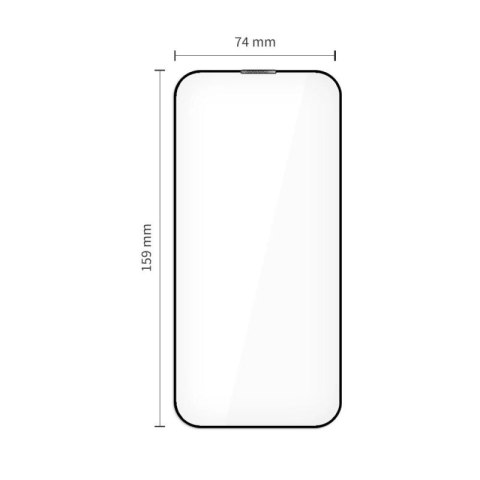 Szkło hartowane Tech-Protect Quick Set+ 2-pack na iPhone 17 Pro Max - czarne Tech-Protect