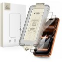 Szkło hartowane Tech-Protect Quick Set+ 2-pack na iPhone 17 Pro - czarne Tech-Protect
