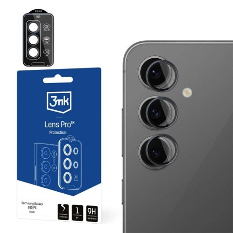 Szkło hartowane na obiektyw aparatu 3mk Lens Protection Pro do Samsung Galaxy S24 FE - czarne 3mk Protection