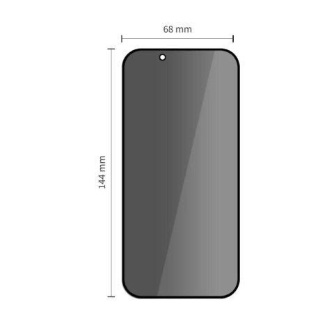 Szkło prywatyzujące Tech-Protect Quick Set Spy+ 2-pack na iPhone 13 / 13 Pro / 14 / 16e / 17e Tech-Protect
