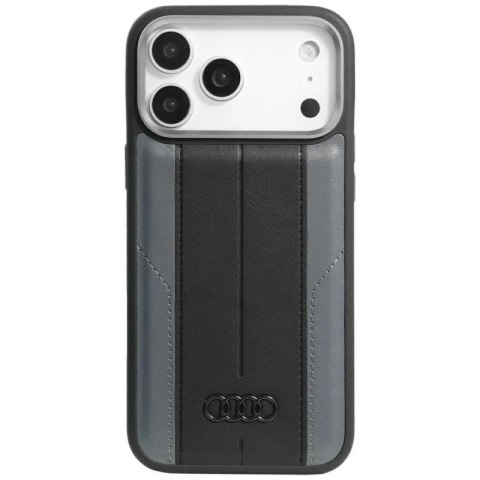 Etui Audi A6 Synthetic Leather MagSafe do iPhone 17 Pro Max - czarne Audi