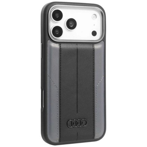 Etui Audi A6 Synthetic Leather MagSafe do iPhone 17 Pro Max - czarne Audi