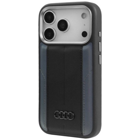 Etui Audi A6 Synthetic Leather MagSafe do iPhone 17 Pro - czarne Audi