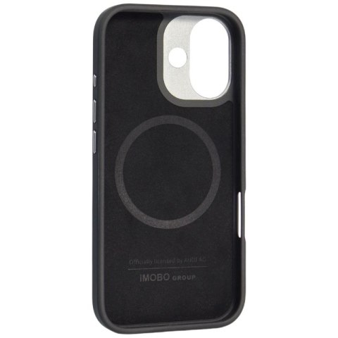 Etui Audi R8 Genuine Leather MagSafe do iPhone 17 - czarno-czerwony Audi
