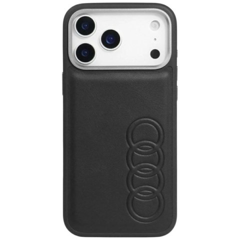 Etui Audi TT Synthetic Leather MagSafe do iPhone 17 Pro Max - czarne Audi