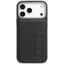 Etui Audi TT Synthetic Leather MagSafe do iPhone 17 Pro - czarne Audi
