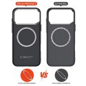 Etui Tech-Protect Ion Carbon MagSafe na iPhone 17 Pro Max - szaro-czarne Tech-Protect