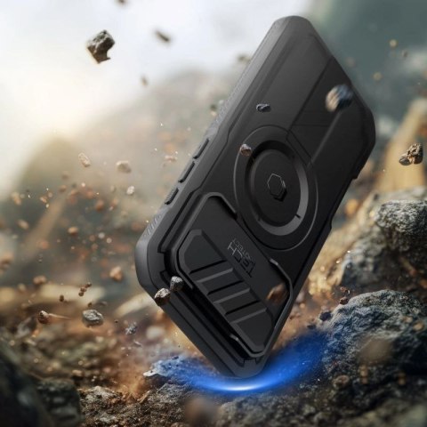 Etui Tech-Protect Kevlar MagSafe na iPhone 17 Air - czarne Tech-Protect