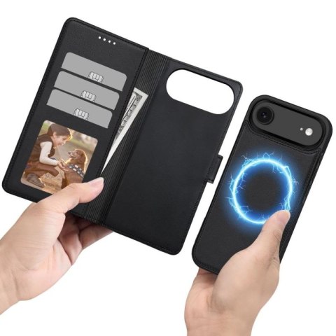 Etui Tech-Protect Wallet MagSafe na iPhone 17 Air - czarny mat Tech-Protect