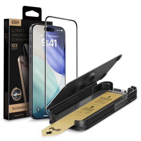 Szkło hartowane ESR UltraFit Armorite Pro na iPhone 16 Pro / 17 - przezroczyste ESR