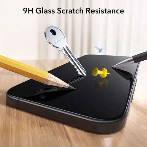 Szkło hartowane ESR UltraFit Tempered Glass 2-pack na iPhone 17 Pro - przezroczyste ESR