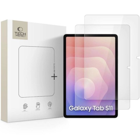 Szkło hartowane Tech-Protect Glass Fit+ 2-pack na Samsung Galaxy Tab S11 11.0 - przezroczyste Tech-Protect