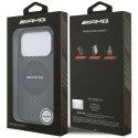 Etui AMG Double Layer Transparent Graphics MagSafe do iPhone 17 Pro - czarne Mercedes