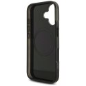 Etui AMG Double Layer Transparent Graphics MagSafe do iPhone 17 - czarne Mercedes