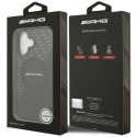 Etui AMG Double Layer Transparent Rhombs MagSafe do iPhone 17 - czarno-czerwone Mercedes
