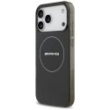 Etui AMG Double Layer Transparent Smocked MagSafe do iPhone 17 Pro Max - czarne Mercedes