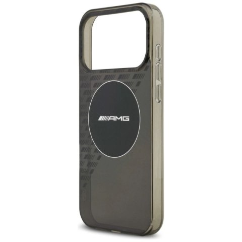 Etui AMG Double Layer Transparent Smocked MagSafe do iPhone 17 Pro Max - czarne Mercedes