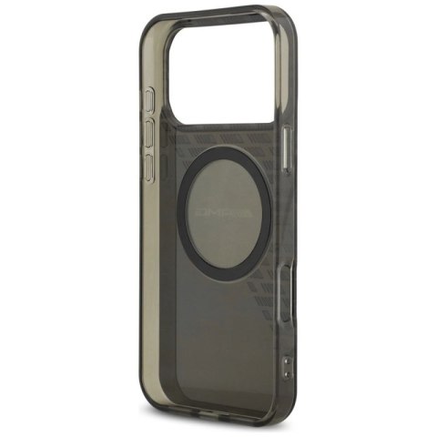 Etui AMG Double Layer Transparent Smocked MagSafe do iPhone 17 Pro Max - czarne Mercedes