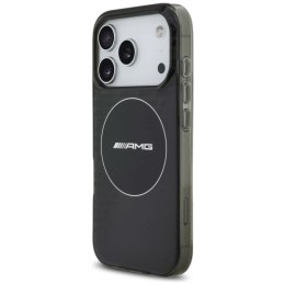 Etui AMG Double Layer Transparent Smocked MagSafe do iPhone 17 Pro - czarne Mercedes