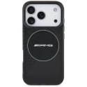 Etui AMG Double Layer Transparent Smocked MagSafe do iPhone 17 Pro - czarne Mercedes