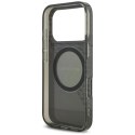 Etui AMG Double Layer Transparent Smocked MagSafe do iPhone 17 Pro - czarne Mercedes