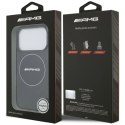 Etui AMG Double Layer Transparent Smocked MagSafe do iPhone 17 Pro - czarne Mercedes