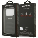 Etui AMG Leather Debossed Lines Logo do iPhone 17 Pro - czarne Mercedes