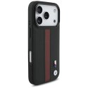 Etui BMW M Perforated Stripe Logo MagSafe na iPhone 17 Pro - czerwone BMW
