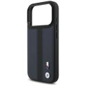 Etui BMW M Perforated Stripe Logo MagSafe na iPhone 17 Pro - granatowe BMW
