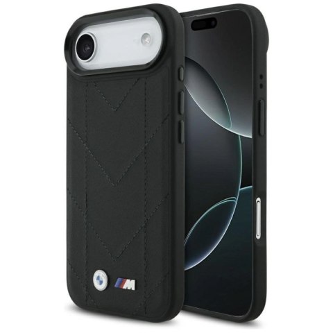 Etui BMW M Quilted Logo MagSafe na iPhone 17 Air - czarne BMW
