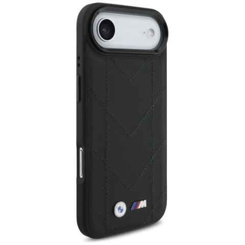 Etui BMW M Quilted Logo MagSafe na iPhone 17 Air - czarne BMW