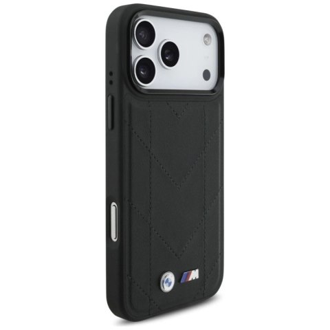 Etui BMW M Quilted Logo MagSafe na iPhone 17 Pro Max - czarne BMW