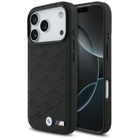 Etui BMW M Shape Logo MagSafe na iPhone 17 Pro - czarne BMW