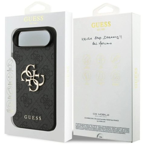 Etui Guess 4G Big Logo do iPhone 17 Air - czarne Guess