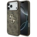 Etui Guess 4G Big Logo do iPhone 17 Pro Max - brązowe Hikvision