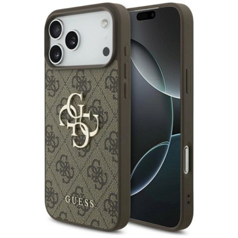Etui Guess 4G Big Logo do iPhone 17 Pro Max - brązowe Hikvision