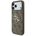 Etui Guess 4G Big Logo do iPhone 17 Pro Max - brązowe Hikvision