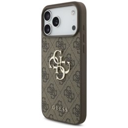Etui Guess 4G Big Logo do iPhone 17 Pro Max - brązowe Hikvision