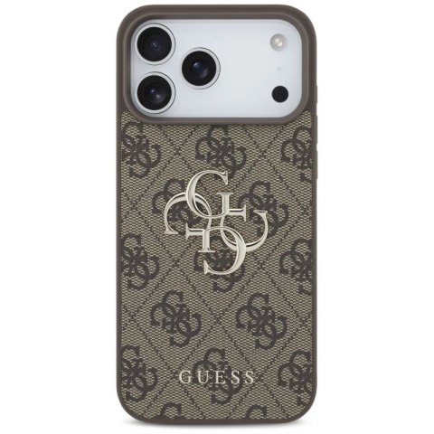 Etui Guess 4G Big Logo do iPhone 17 Pro Max - brązowe Hikvision