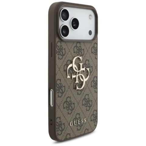 Etui Guess 4G Big Logo do iPhone 17 Pro Max - brązowe Hikvision