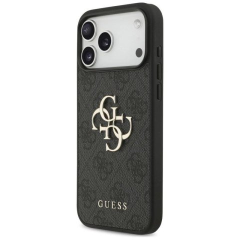 Etui Guess 4G Big Logo do iPhone 17 Pro Max - czarne Guess