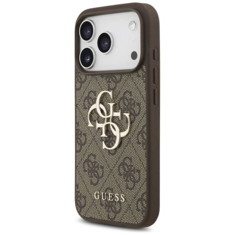 Etui Guess 4G Big Logo do iPhone 17 Pro - brązowe Guess