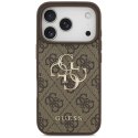 Etui Guess 4G Big Logo do iPhone 17 Pro - brązowe Guess