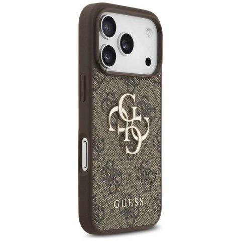 Etui Guess 4G Big Logo do iPhone 17 Pro - brązowe Guess