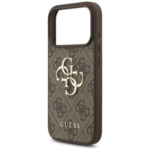 Etui Guess 4G Big Logo do iPhone 17 Pro - brązowe Guess