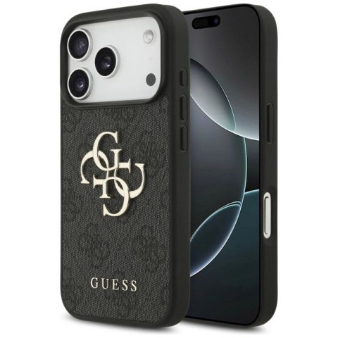 Etui Guess 4G Big Logo do iPhone 17 Pro - czarne Guess