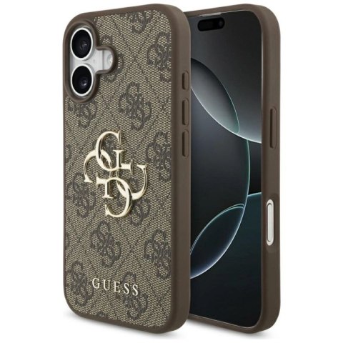 Etui Guess 4G Big Logo do iPhone 17 - brązowe Guess