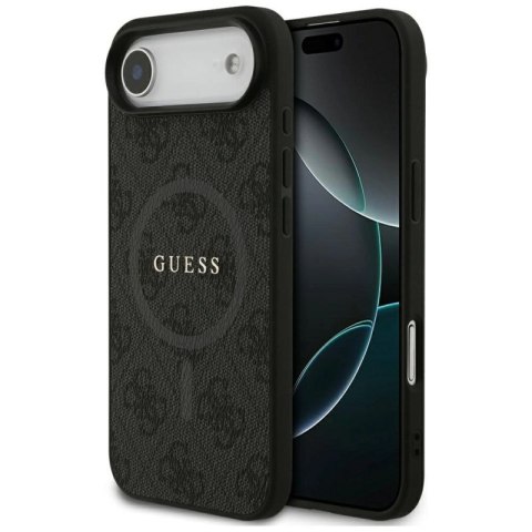 Etui Guess 4G Ring Classic Logo MagSafe do iPhone 17 Air - czarne Guess